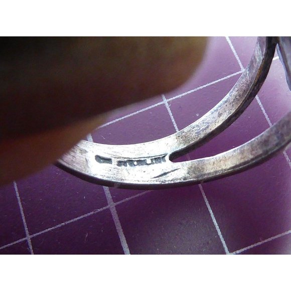 Vintage Sterling Silver Native American Turquoise Ring Maisels Sz 4.5 - Picture 2 of 7